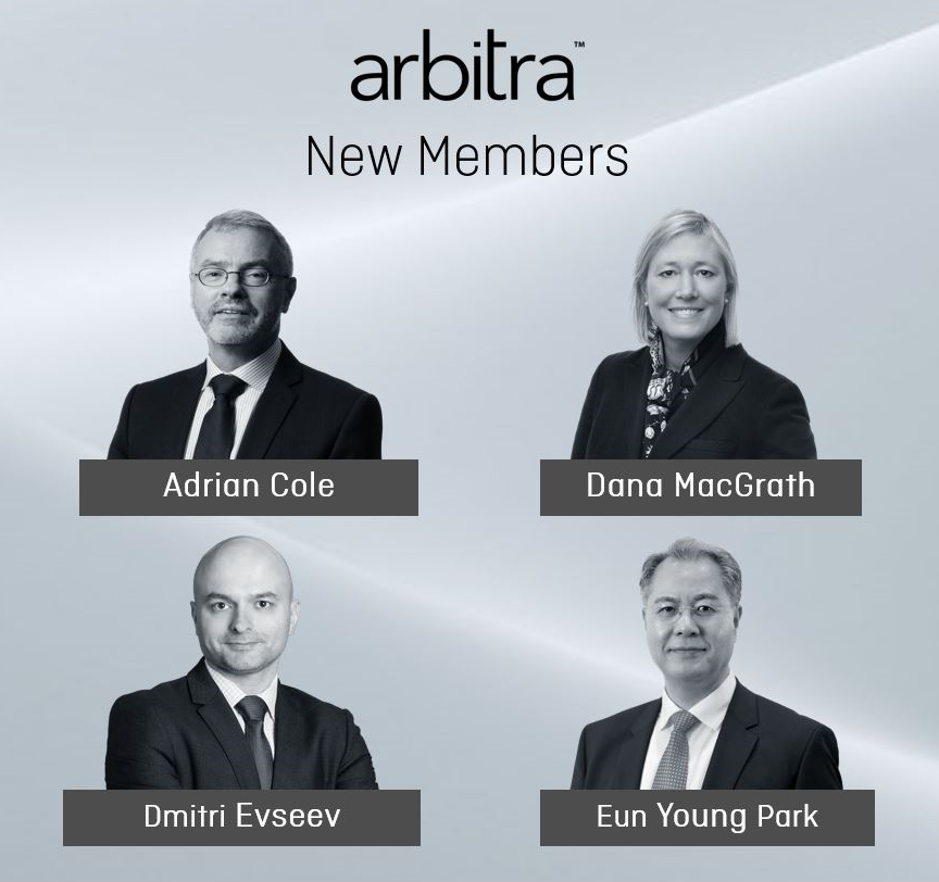 New Members July 2022 Law News | Arbitra celebrates its first birthday with four new members