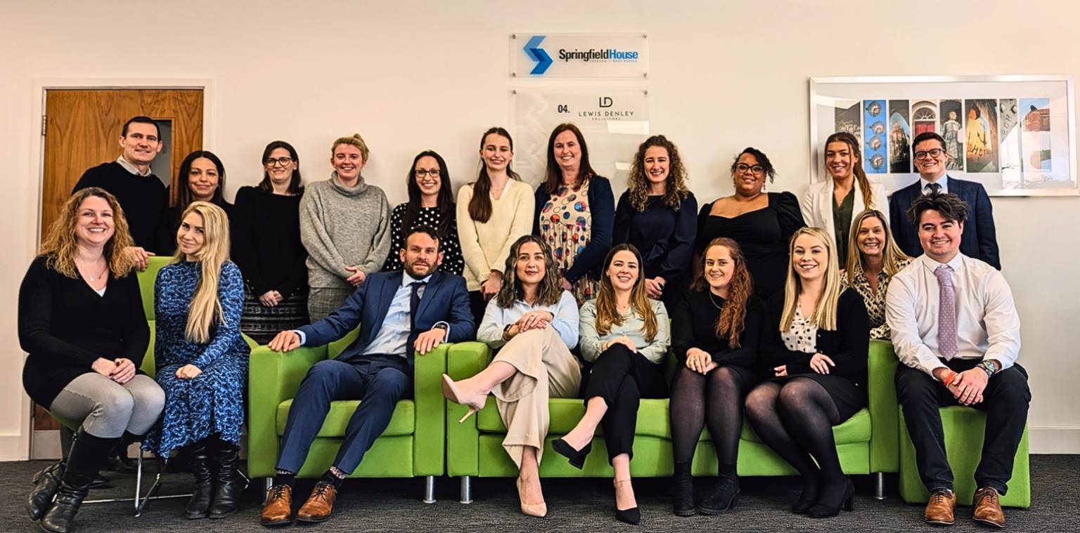 Lewis Denley Team – Springfield House Law News | West Sussex Law Firm Celebrates a Period of Expansion and Success as it Moves into Larger More Modern Premises