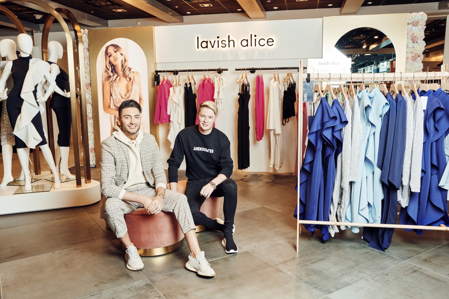 Lee Bloor and Matthew Newton founders of Lavish Alice Lavish Alice Acquired by Club L London in Seven-Figure Deal Advised by Chadwick Lawrence