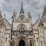 Exterior of the Royal Courts of Justice in London