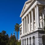 The California State Capitol building in Sacramento